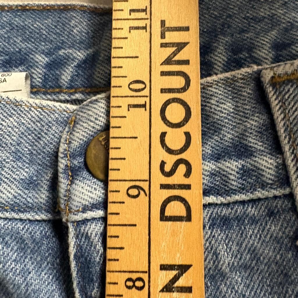 Carhartt Relaxed Fit Jeans Mens 31x30 Blue Denim Raw Cut Fray Hem Actual 31x27