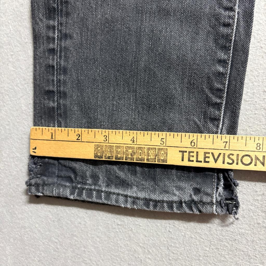 Levi's 511 Skinny Jeans Mens 32x30 Black Denim 100% Cotton Made in Mexico