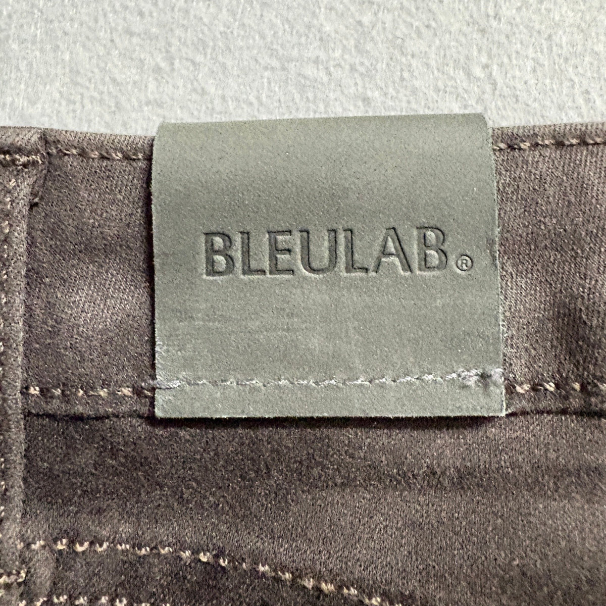Bleulab Detour Reversible Ballet Legging Jeans Size 32 Dark Brown Coated USA
