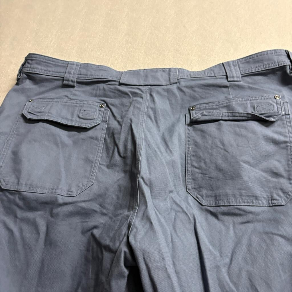 Duluth Trading Co Flex Fire Hose Cargo Pants Mens 44x32 Relaxed Fit Gray