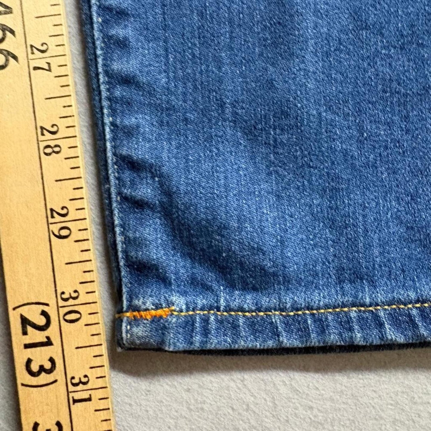 True Religion Casey Super Skinny Jeans Womens 32 Low Rise Blue Denim Stretch
