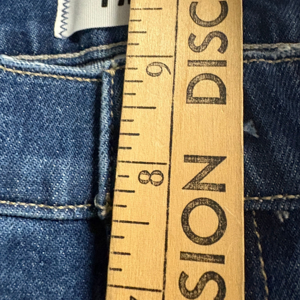 Paige Noella Maternity Jeans Size 26 Elastic Side Panel Straight Leg Denim Blue
