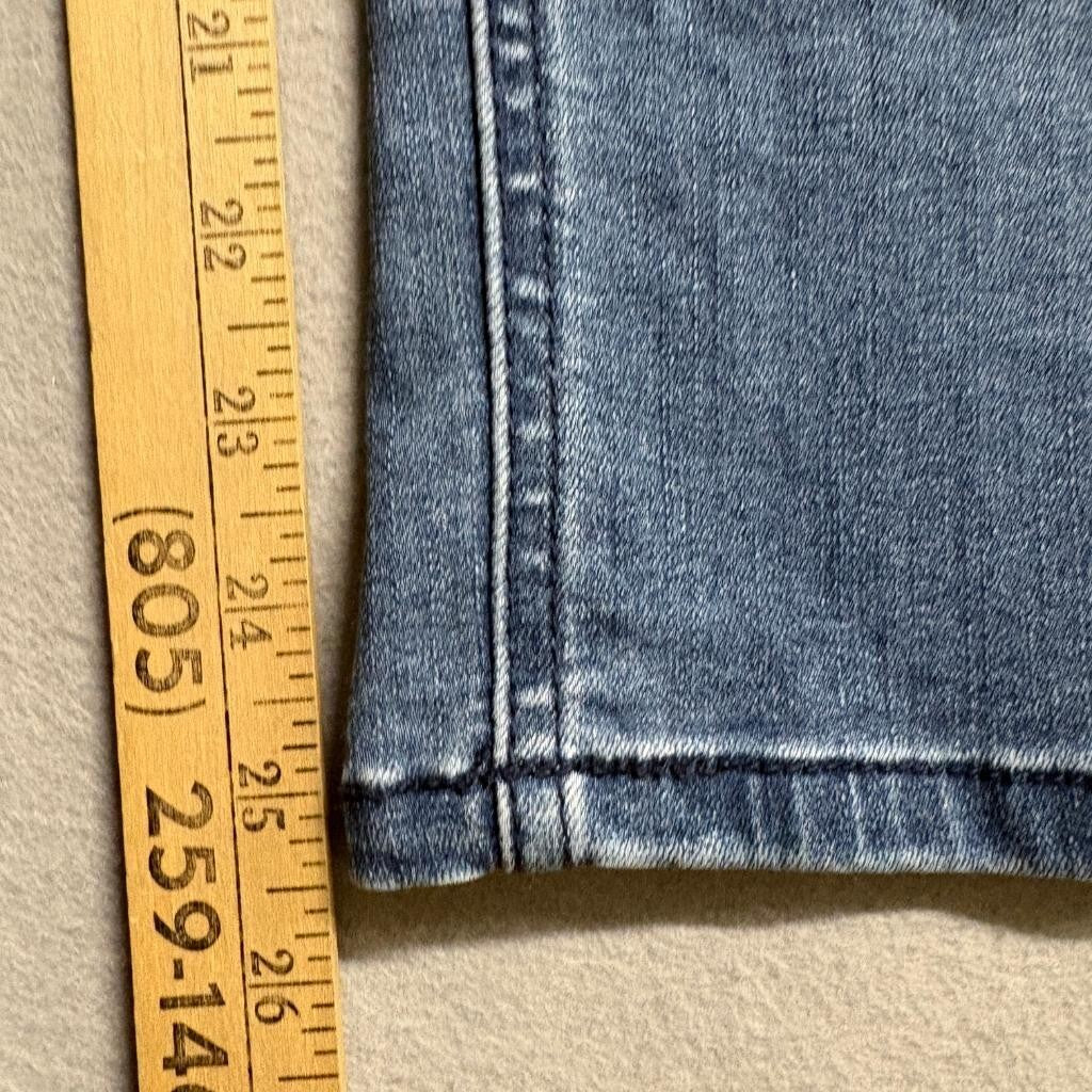 Democracy Ab Technology Skinny Jeans Womens 4 Blue Denim Stretch Mid Rise