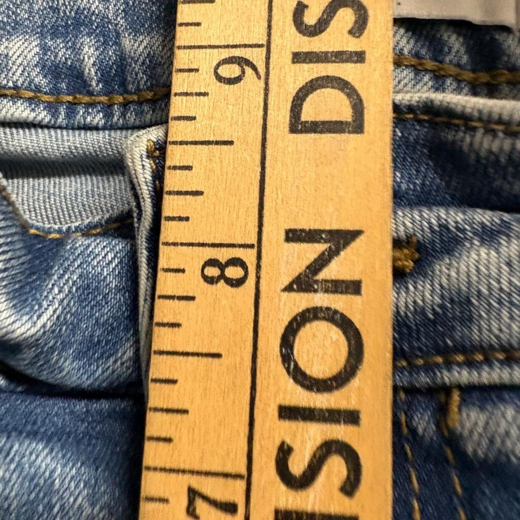 Rise Supply Co Womens Flare Jeans Size 28 Blue Denim Light Wash Bootcut