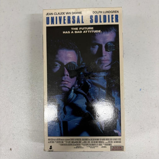 Universal Soldier VHS Jean-Claude Van Damme Dolph Lundgren 1992 Action Movie