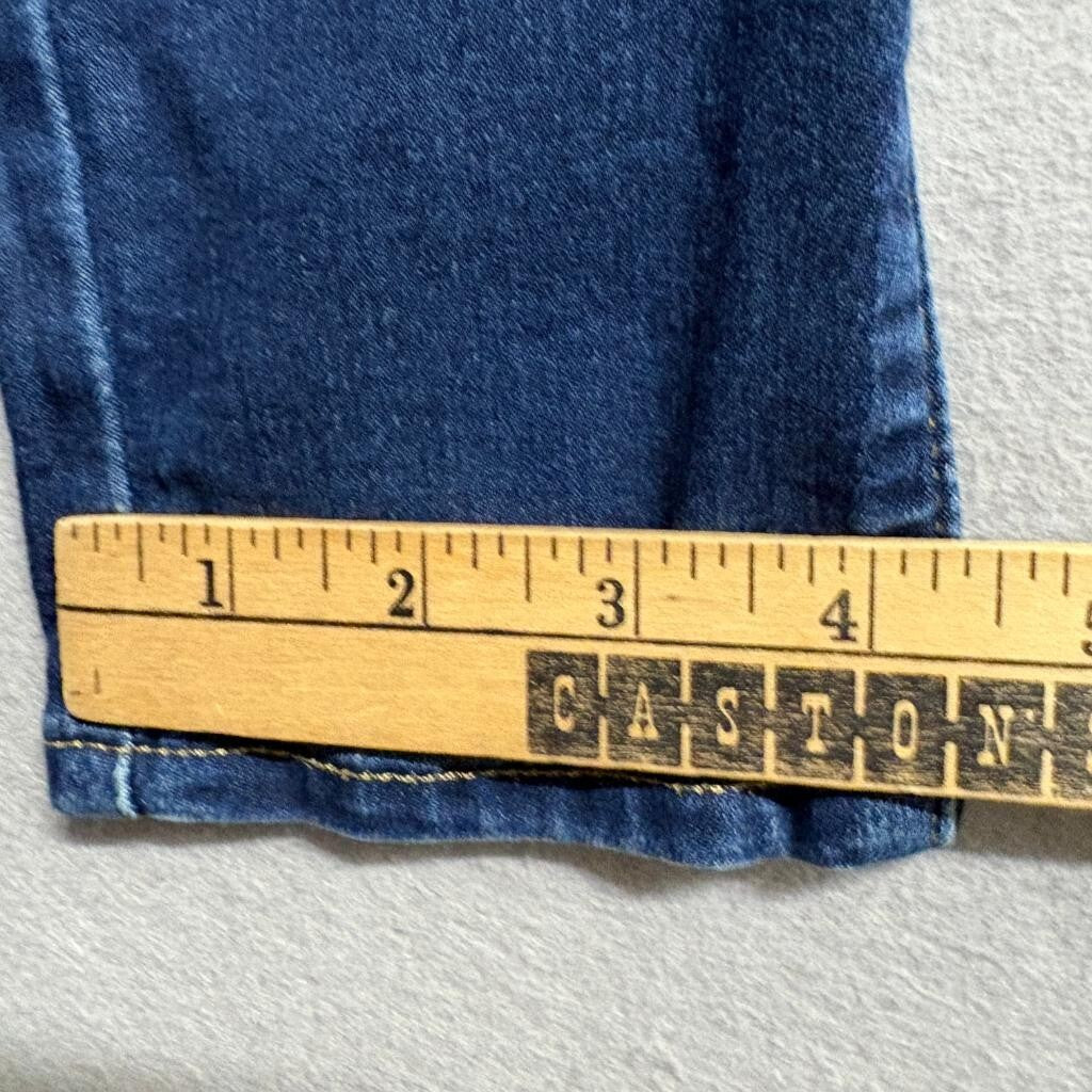 Levi's 711 Skinny Jeans Womens 26 Blue Denim Stretch Dark Wash Mid Rise