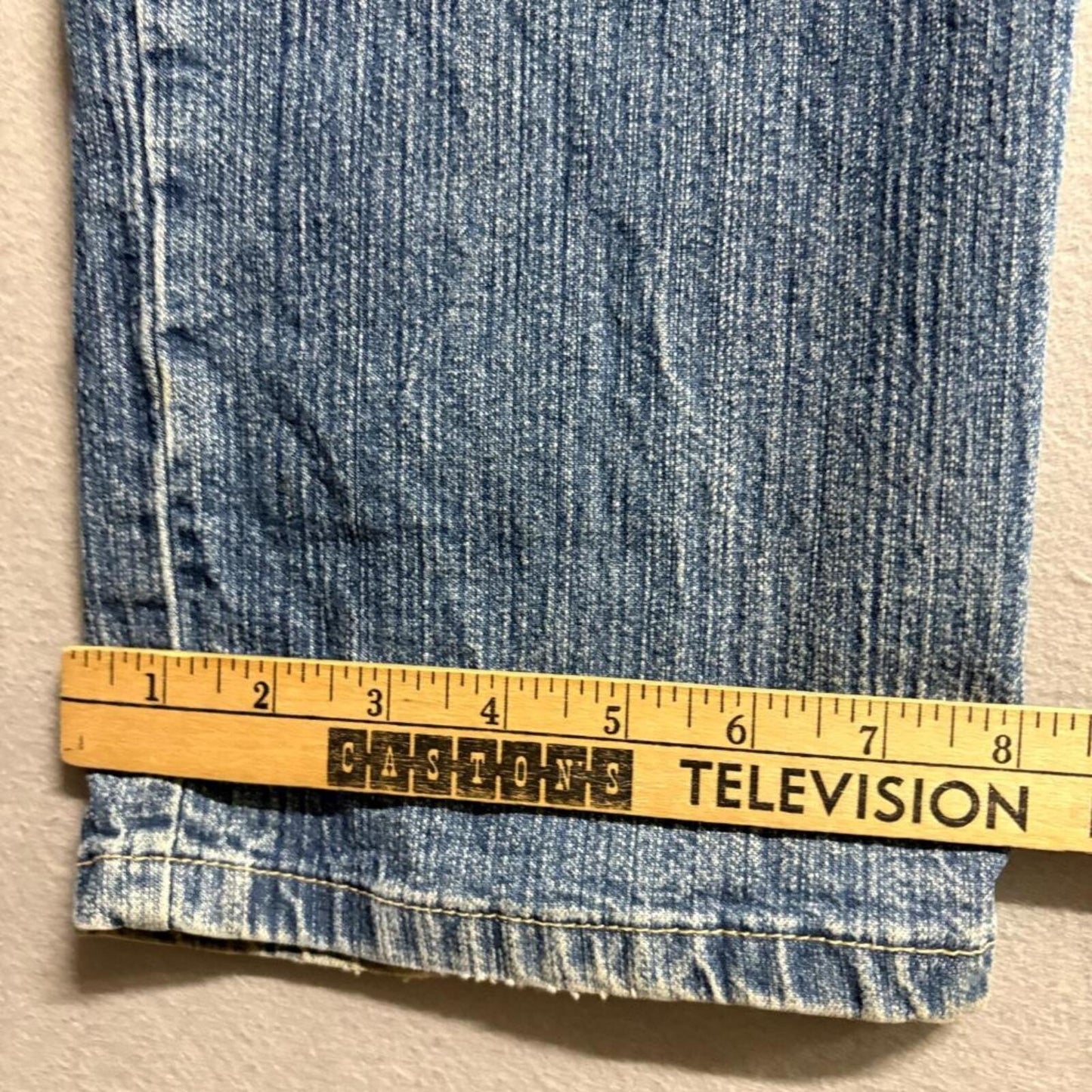 Gloria Vanderbilt Amanda Jeans Womens 12 Average Blue Denim Straight Leg Stretch