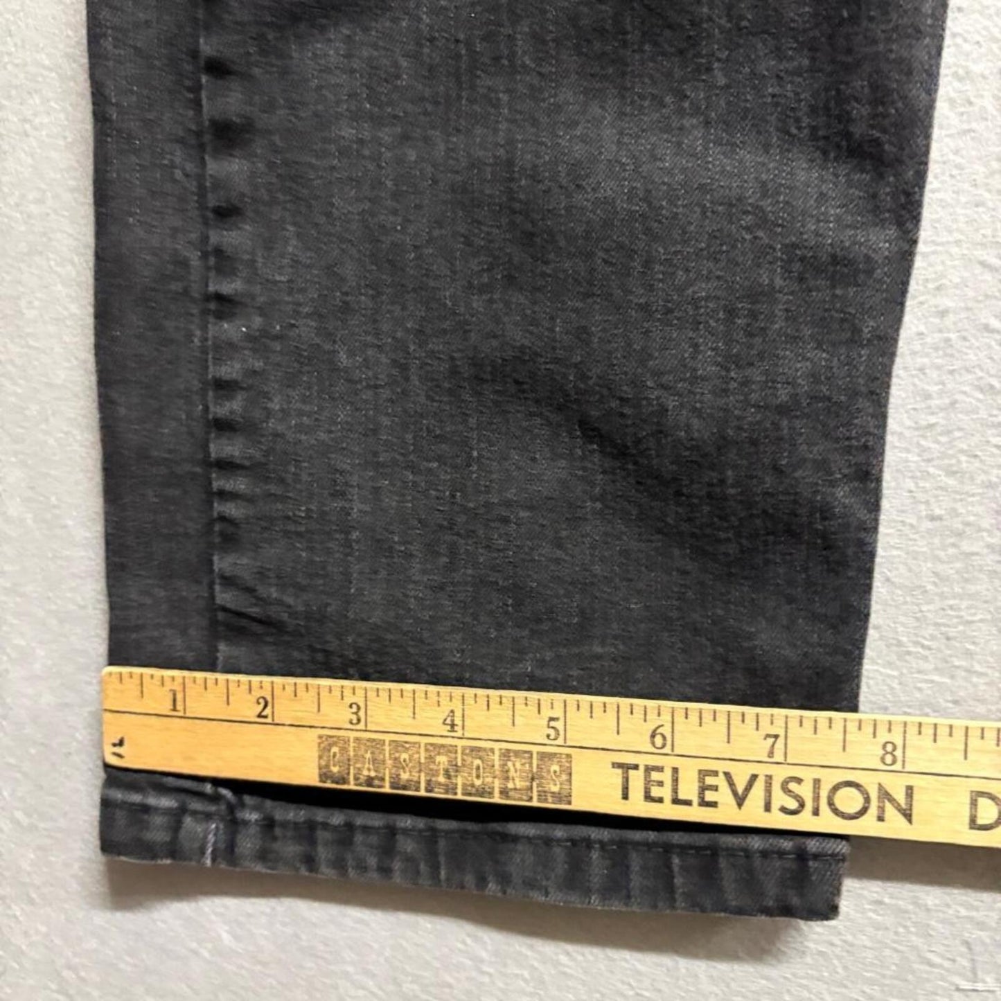 Levis 505 Regular Fit Jeans Mens W36 L30 Black Denim Straight Leg Pants