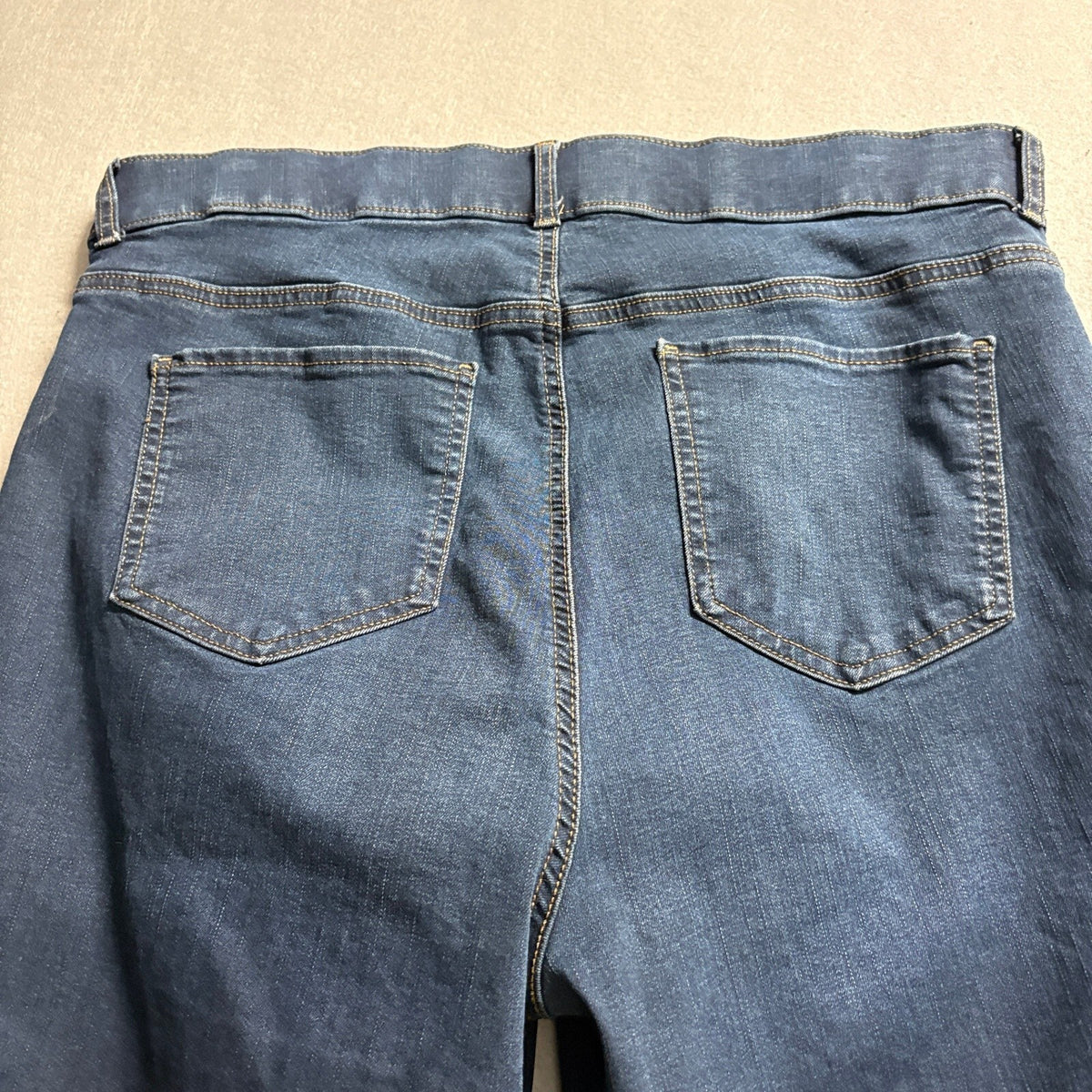 Gloria Vanderbilt Shape Effect Womens Jeans Size 16W High-Rise Straight Dark