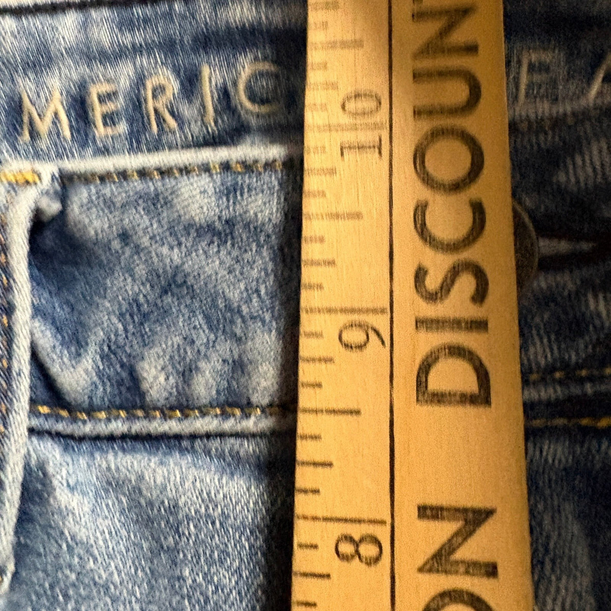American Eagle Athletic Fit Jeans Womens 29x30 Blue Airflex+ Stretch Denim