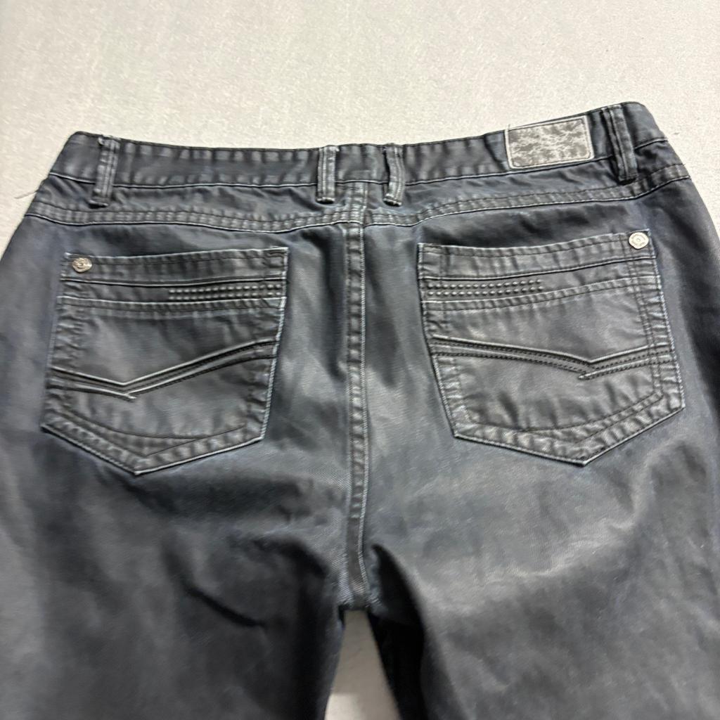 Giorgio Armani Jeans Womens 38x32 Black Denim Straight Leg Pants