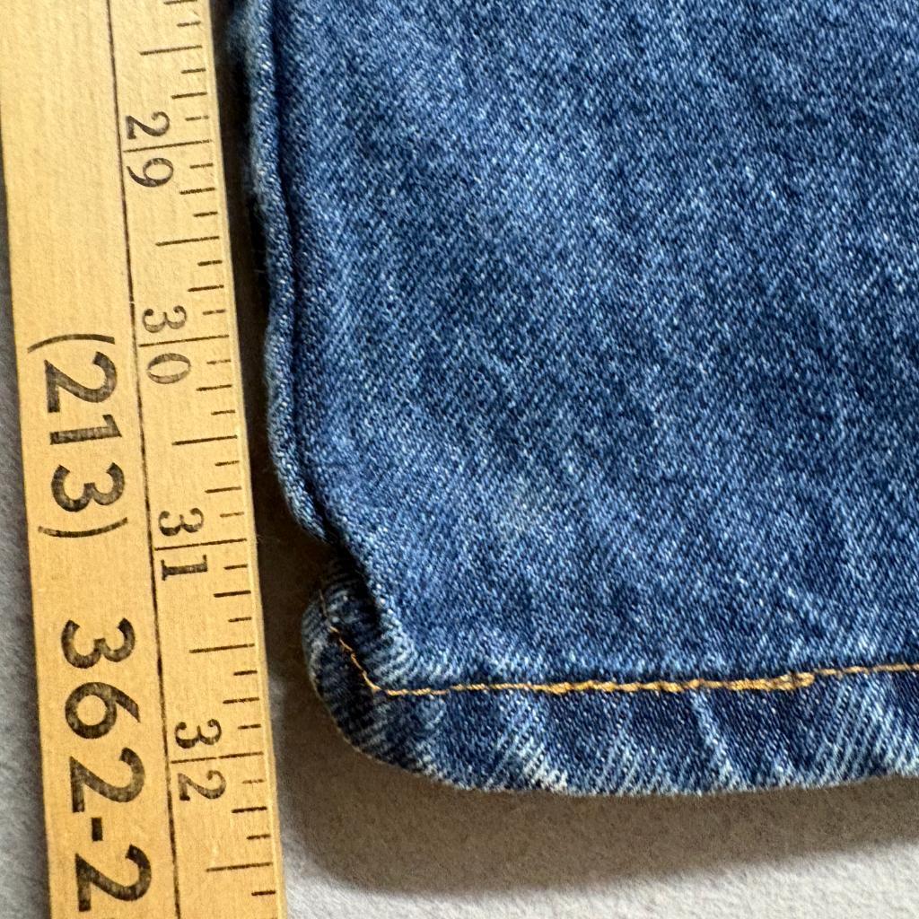 Rustler Mens Blue Denim Jeans 38x34 Straight Leg Workwear Cotton