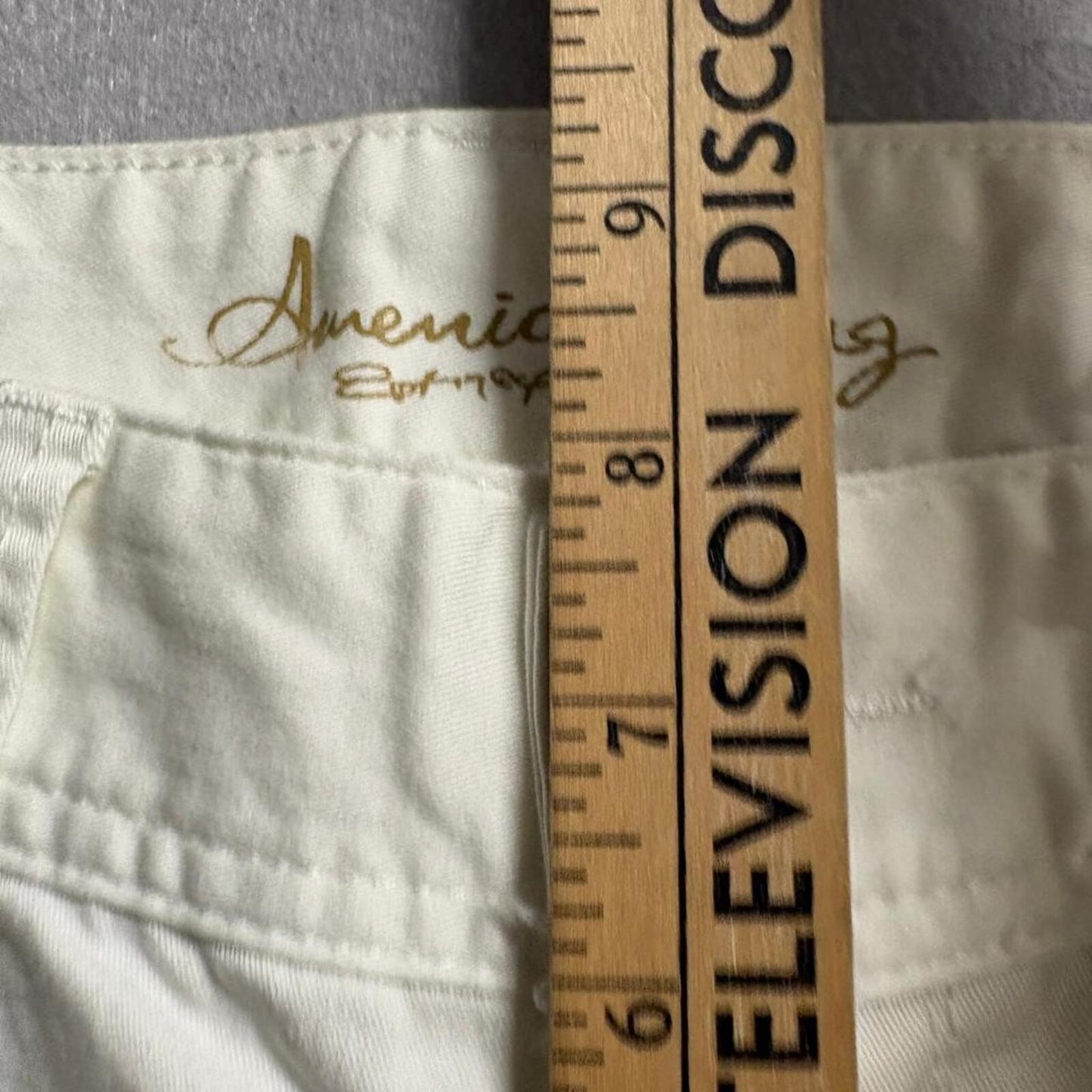 American Rag Cie Womens Super Skinny Jeans Size 3-S White Denim Stretch NWT