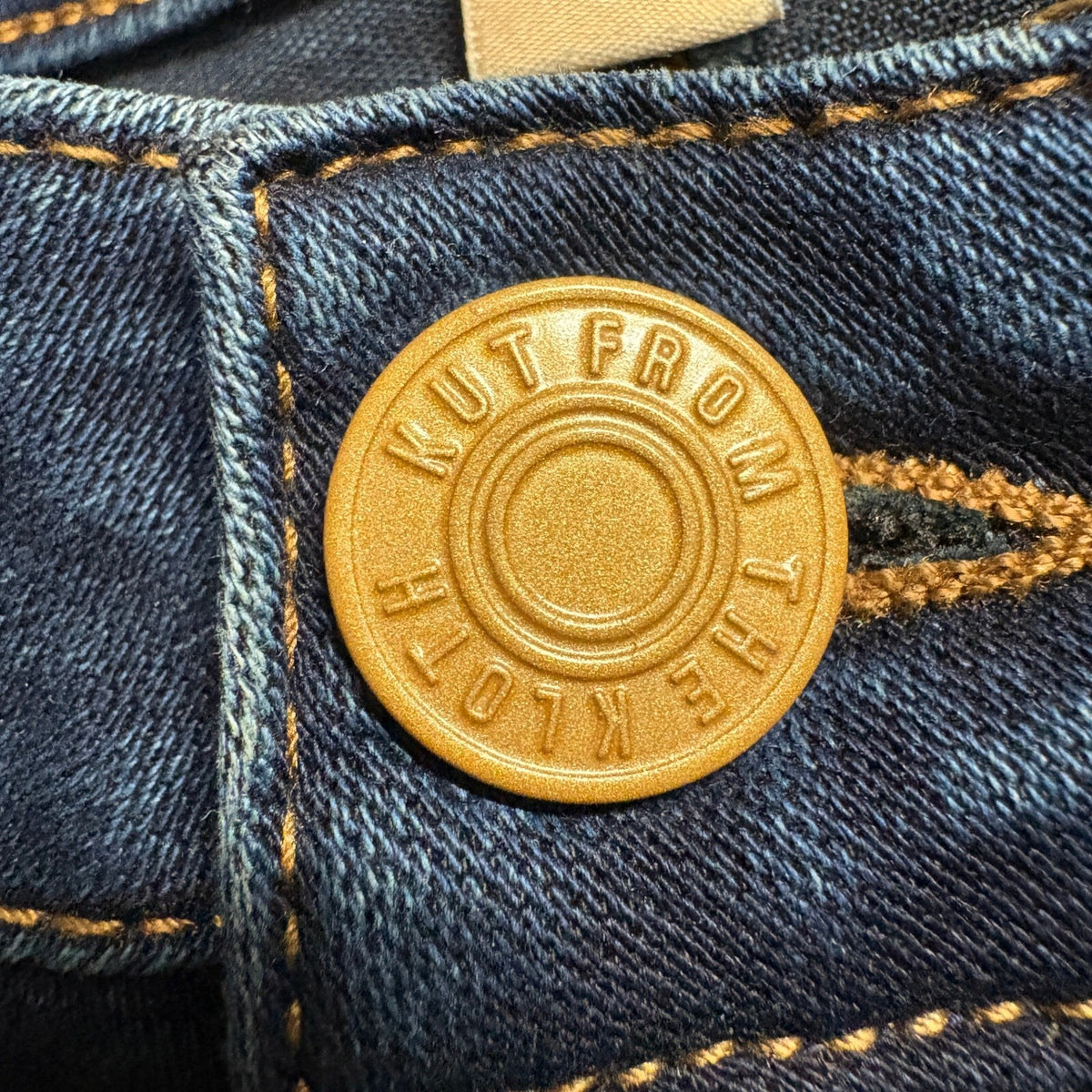 Kut from the Kloth Meg Wide Leg Jeans Womens Size 4 Blue Denim High Rise Stretch