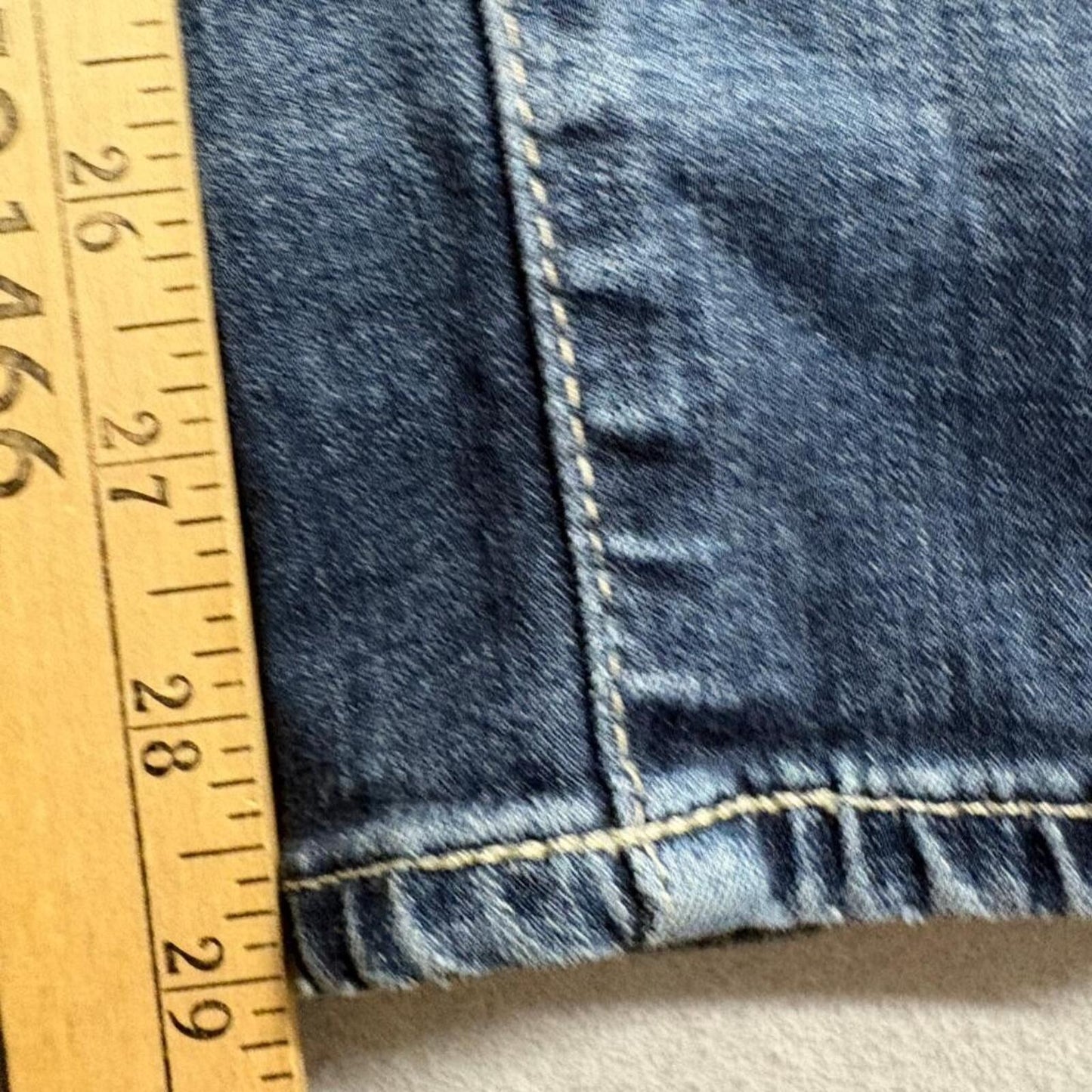 Big Star Alex Skinny Jeans Womens 24 Blue Denim Embroidered Pockets Stretch