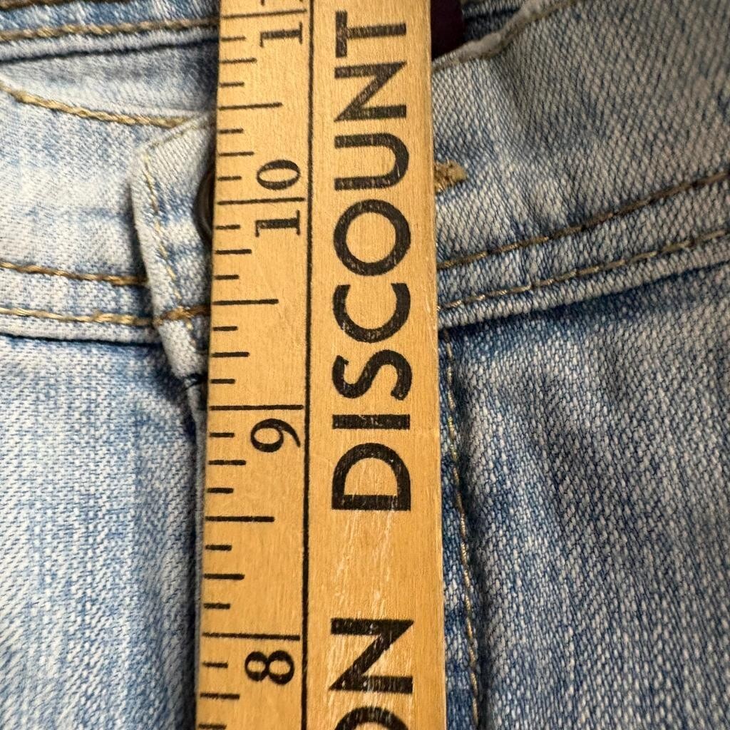Gloria Vanderbilt Amanda Jeans Womens 12P Blue Denim High Rise Straight Leg