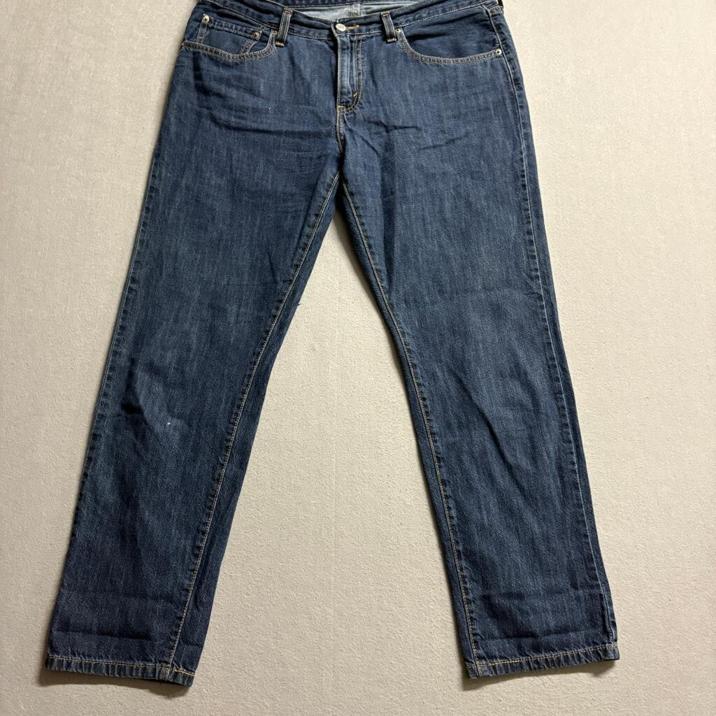 Levis Middy Straight Jeans Mens 31x30 Blue Denim Medium Wash Pants