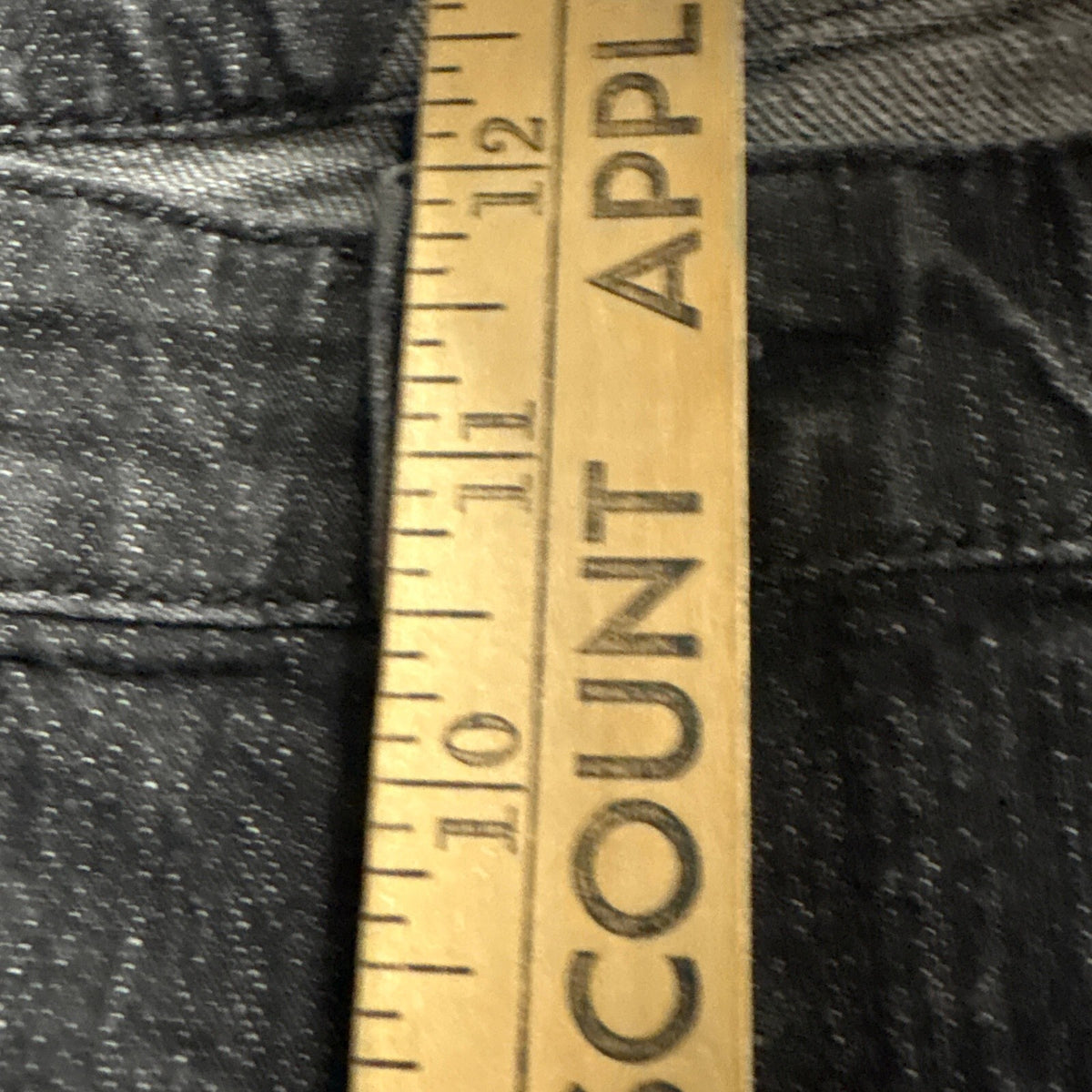Volcom Solver Modern Straight Jeans Mens 46x30 Black Faded Denim Pants