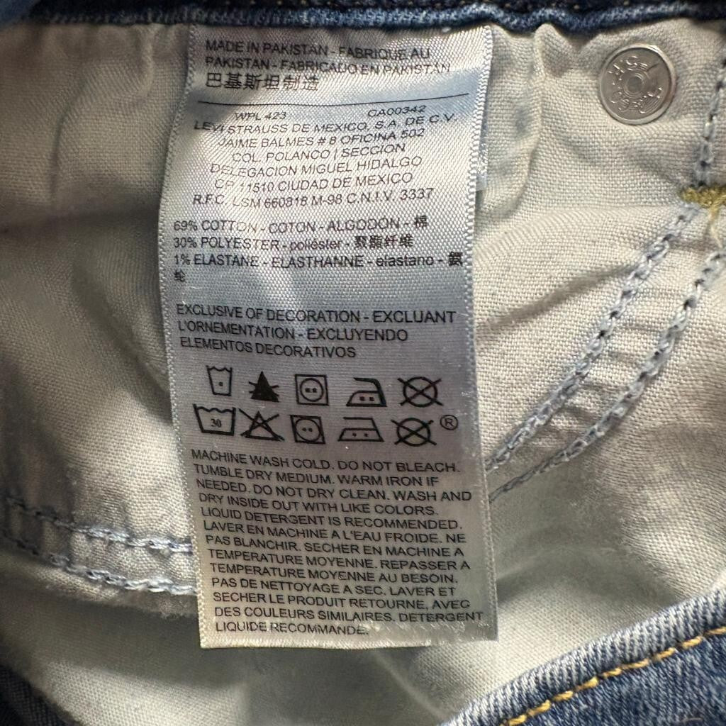 Signature by Levi Strauss Co Womens Mid Rise Bootcut Jeans Size 4M W27 L32 Blue