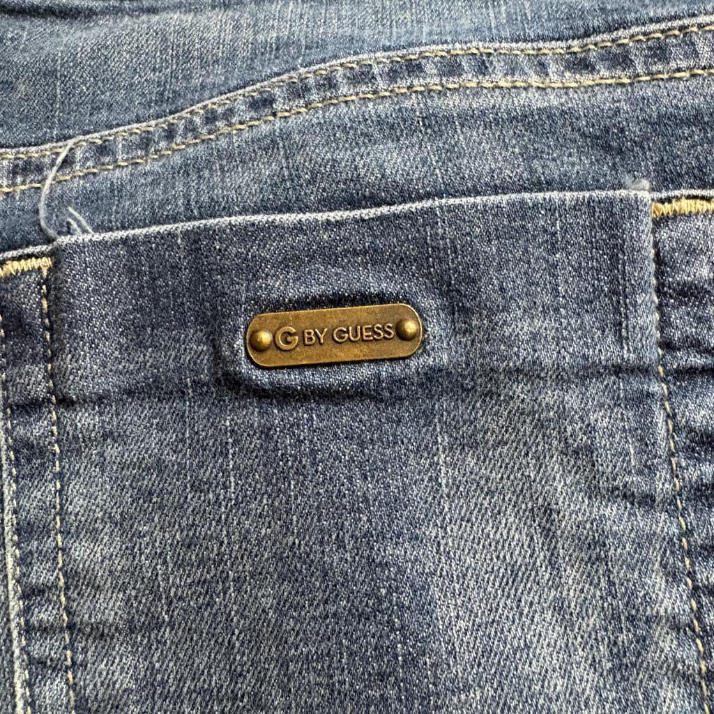 G by Guess Distressed Skinny Jeans Womens Size 28 Blue Denim Destroyed Ripped