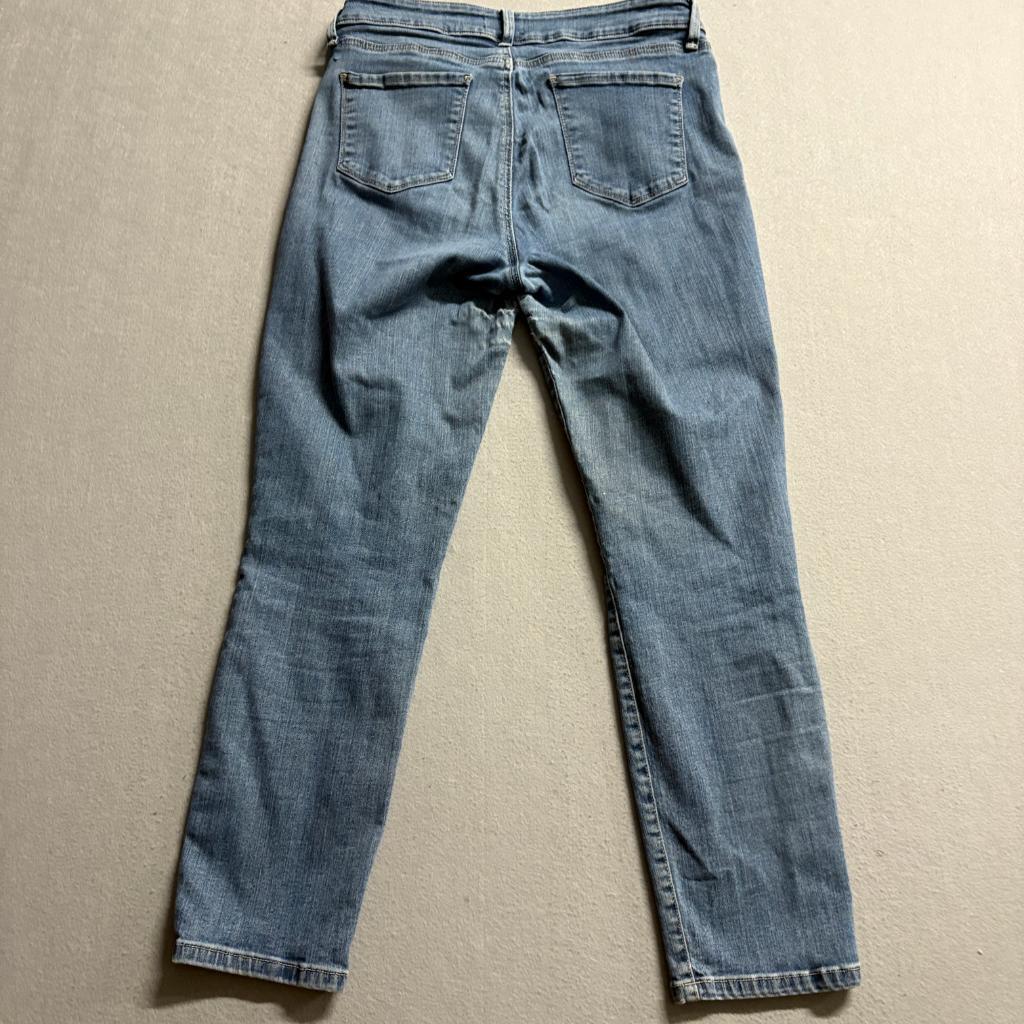 NYDJ Lift Tuck Skinny Jeans Womens Size 10 Blue Denim Ankle Cropped Stretch