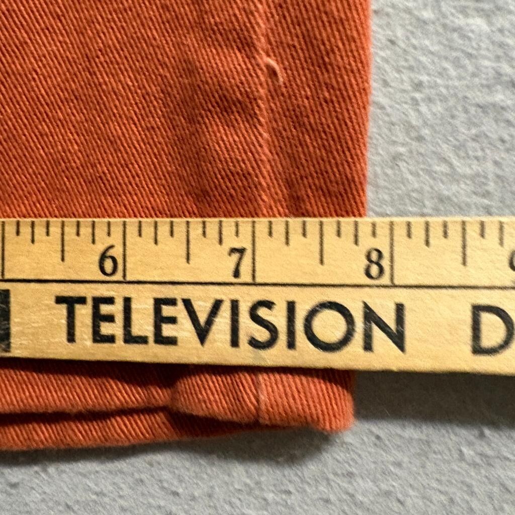 Refuge Carpenter Pants Womens Medium Rust Orange High Rise Straight Leg Utility