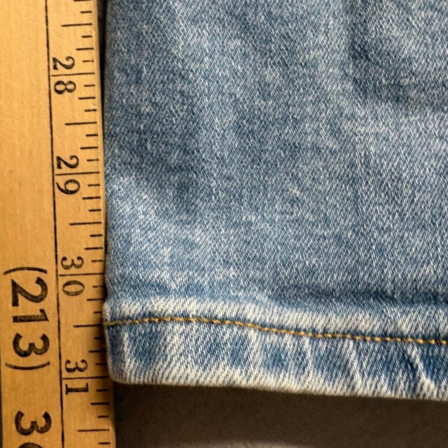 Mutual Weave Jeans Mens 38x30 The Relaxed Light Wash Stretch Denim Blue