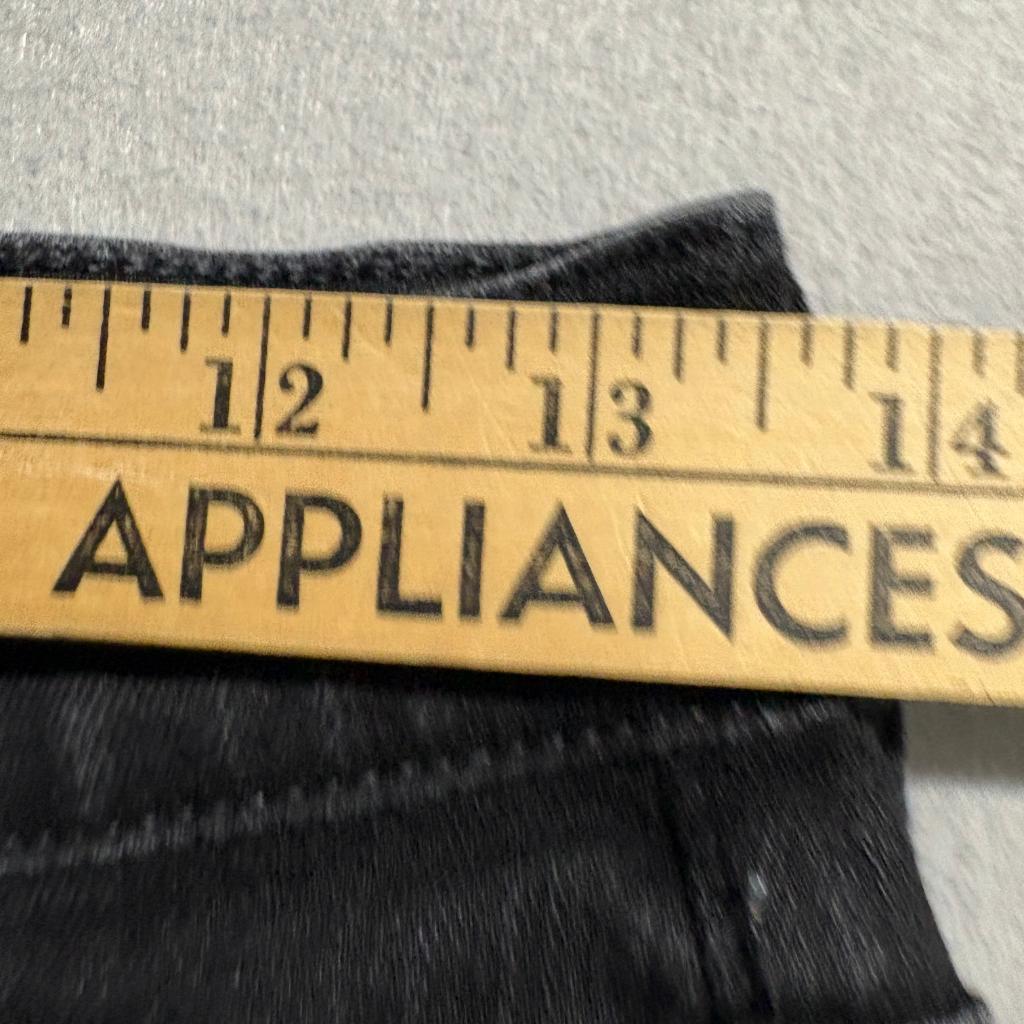 Madewell The Perfect Vintage Wide Leg Jeans Womens 27 Black High Rise Denim