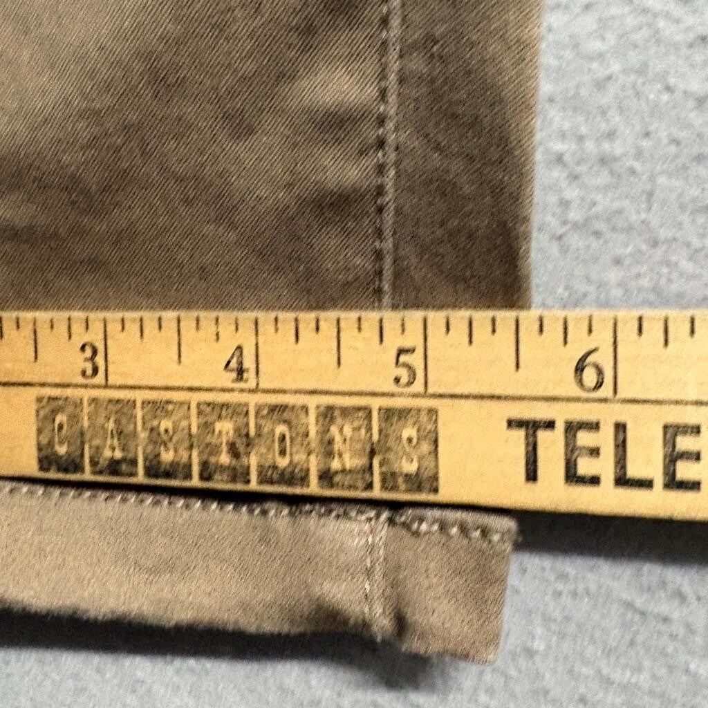 D&Co Denim and Co Womens Medium Brown Stretch Pull On Skinny Pants