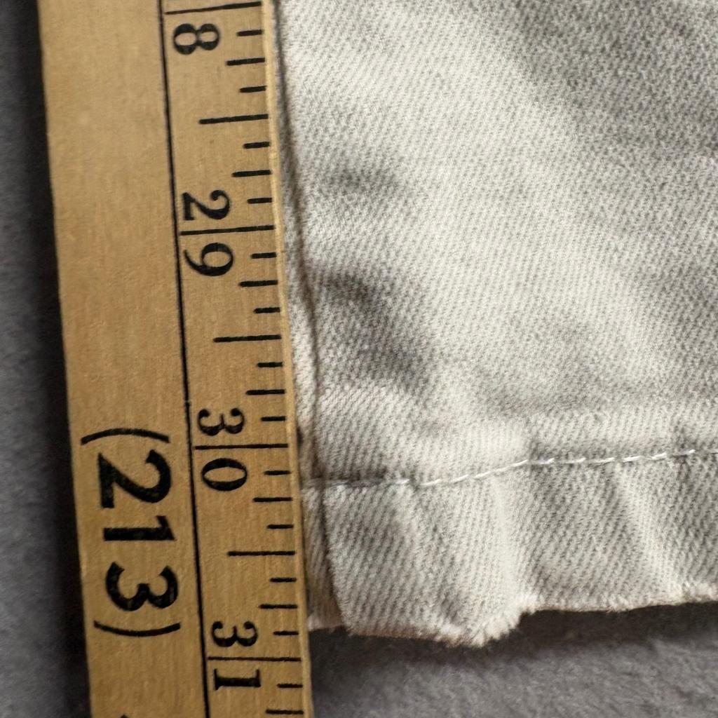 TRTR Acid Grey Cargo Jeans Womens Size 5 Wide Leg High Rise Utility Pockets
