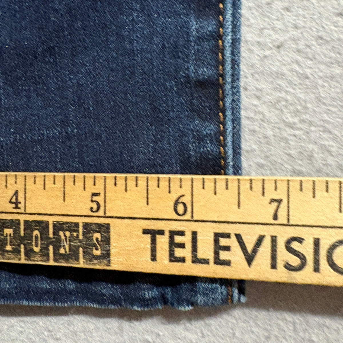 INC International Concepts Jeans Women 4 Blue Skinny Leg Crop Ankle Stretch
