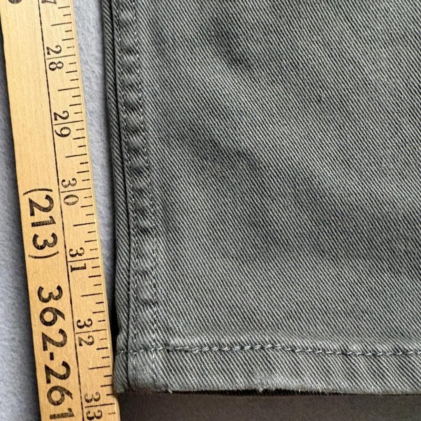 Levi's 514 Slim Straight Jeans Mens 34x34 Olive Green Denim Pants