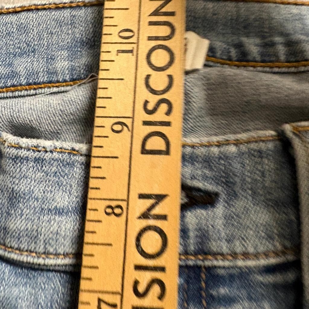 Rag & Bone Ankle Skinny Jeans Womens 30 Distressed Blue Denim Stretch
