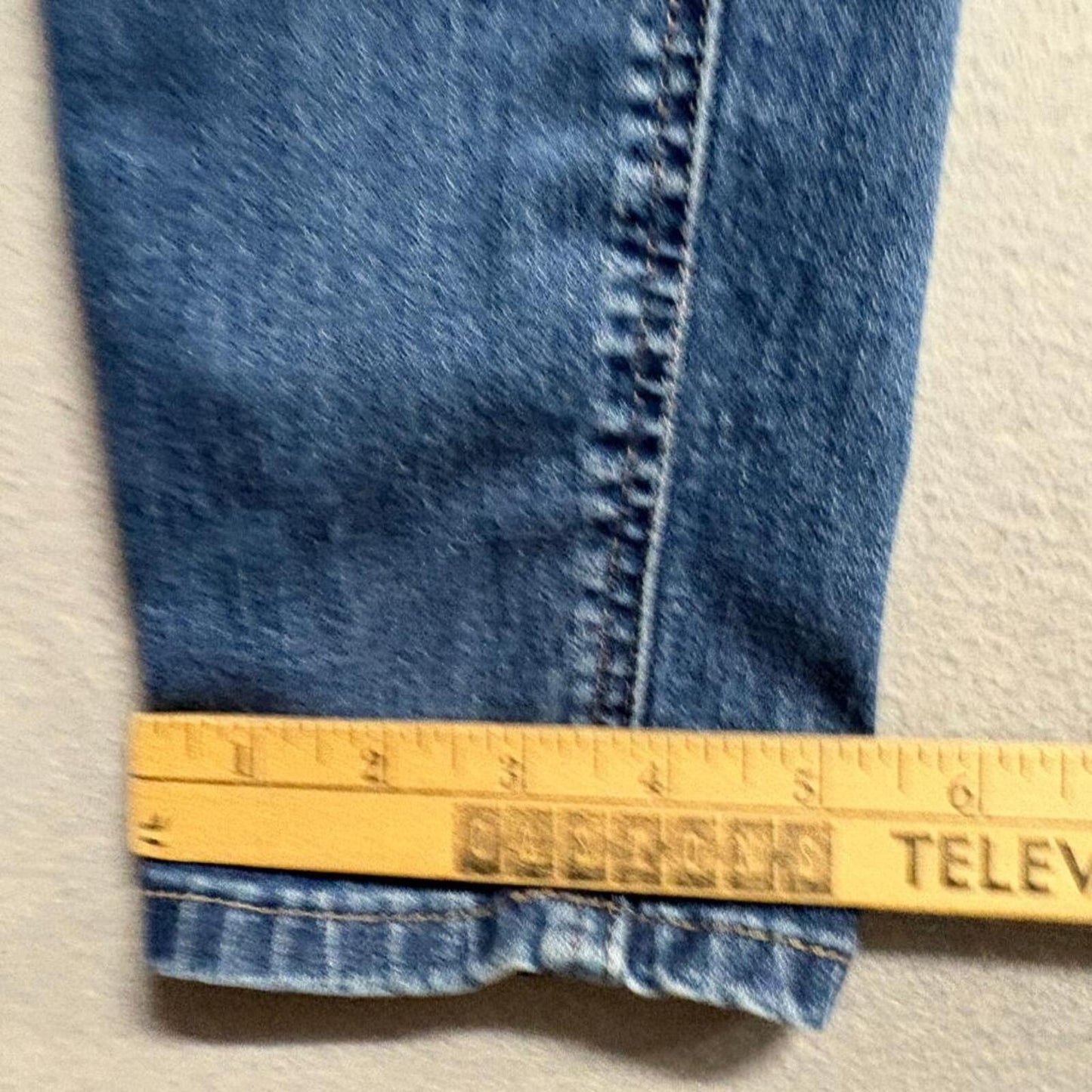 Hydraulic Hydra Lift Cuff Skinny Jeans Womens Size 8 Blue Denim Stretch Mid Rise