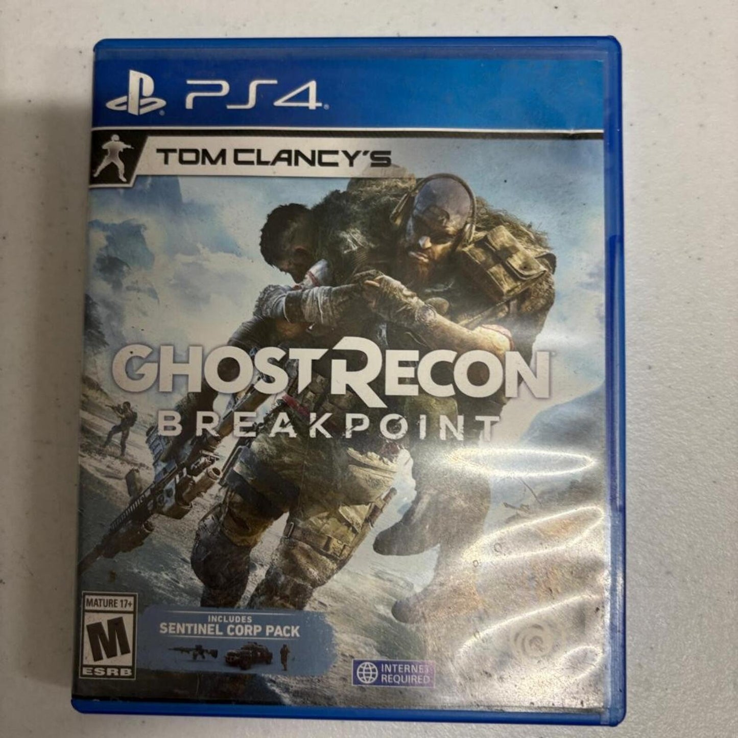 Tom Clancy's Ghost Recon Breakpoint PS4 PlayStation 4 Ubisoft Game Disc Case