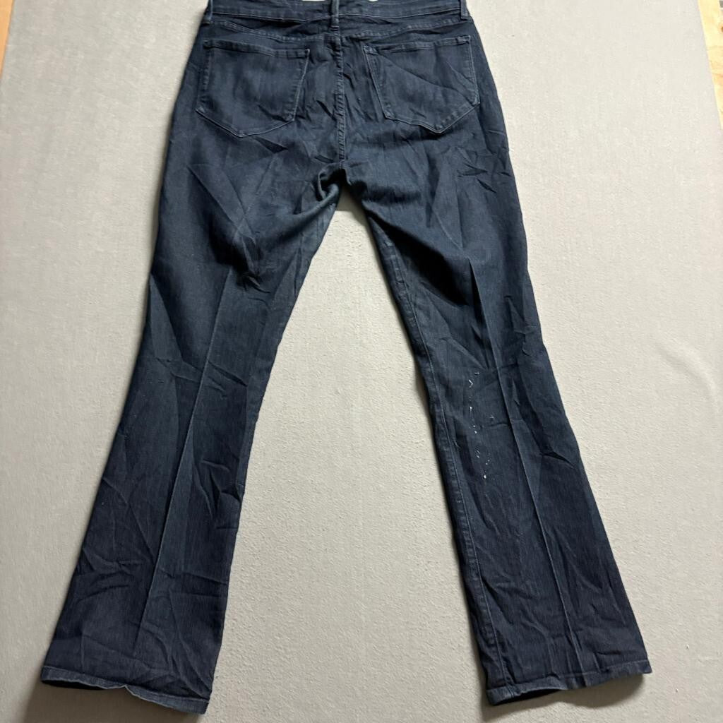 NYDJ Billie Bootcut Jeans Womens 14 Dark Wash Blue Lift Tuck Denim