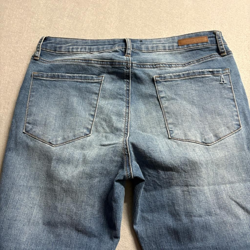 Articles of Society Distressed Skinny Jeans Womens Size 30 Blue Denim Stretch