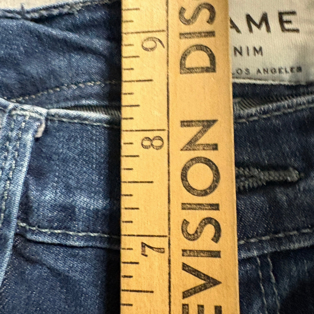 Frame Denim Le Skinny de Jeanne Jeans Womens 24 Distressed Ripped Blue Stretch