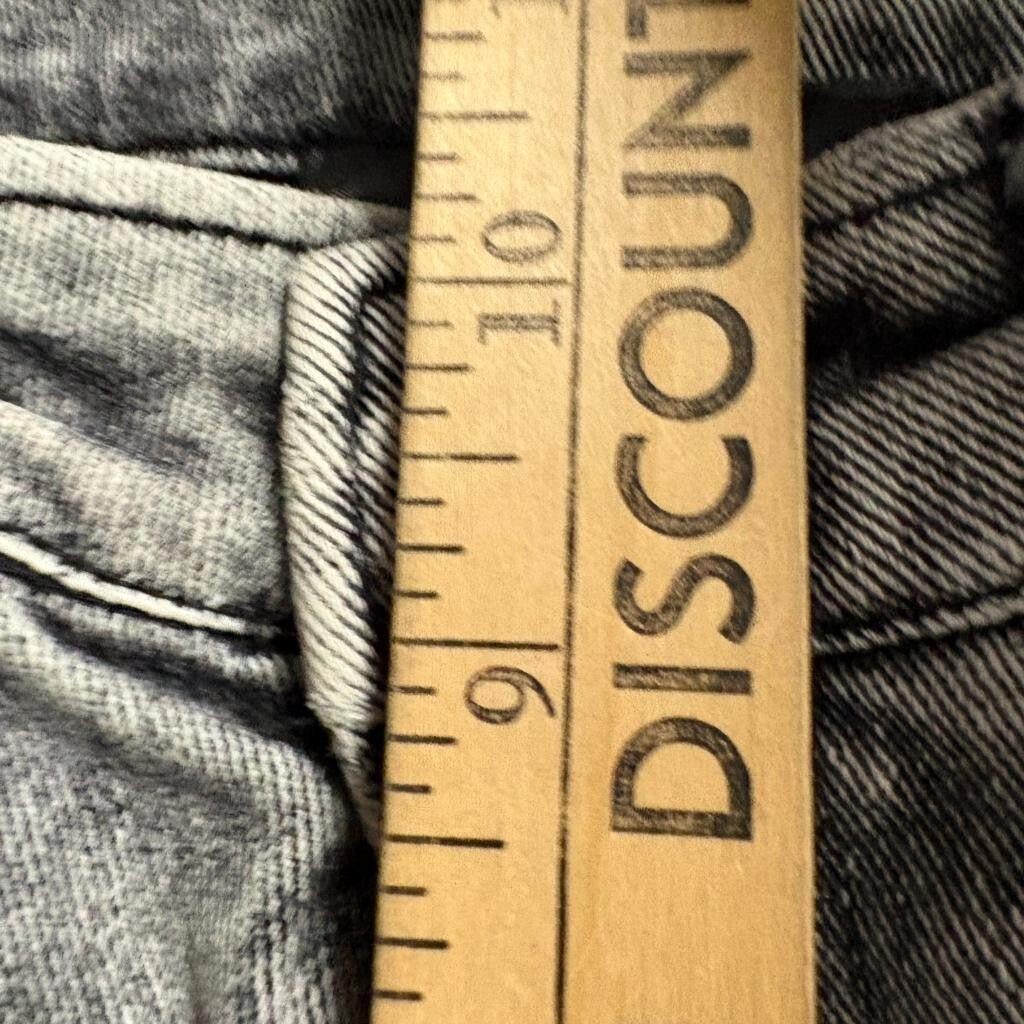 Impulsive Womens Cargo Pants Size S Gray Acid Wash High Rise Wide Leg Straps