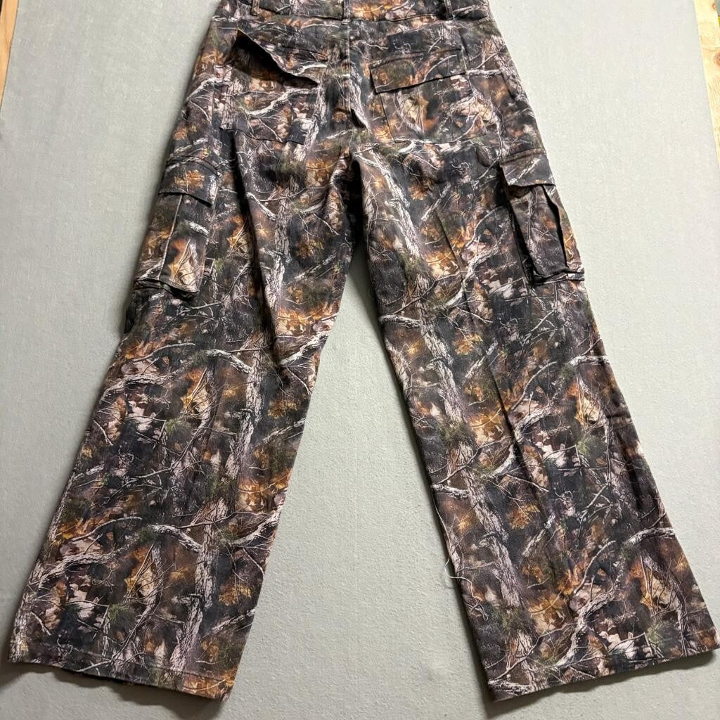 Birdie Real Tree Camo Cargo Pants Mens 2XL Forest Camouflage Hunting Utility