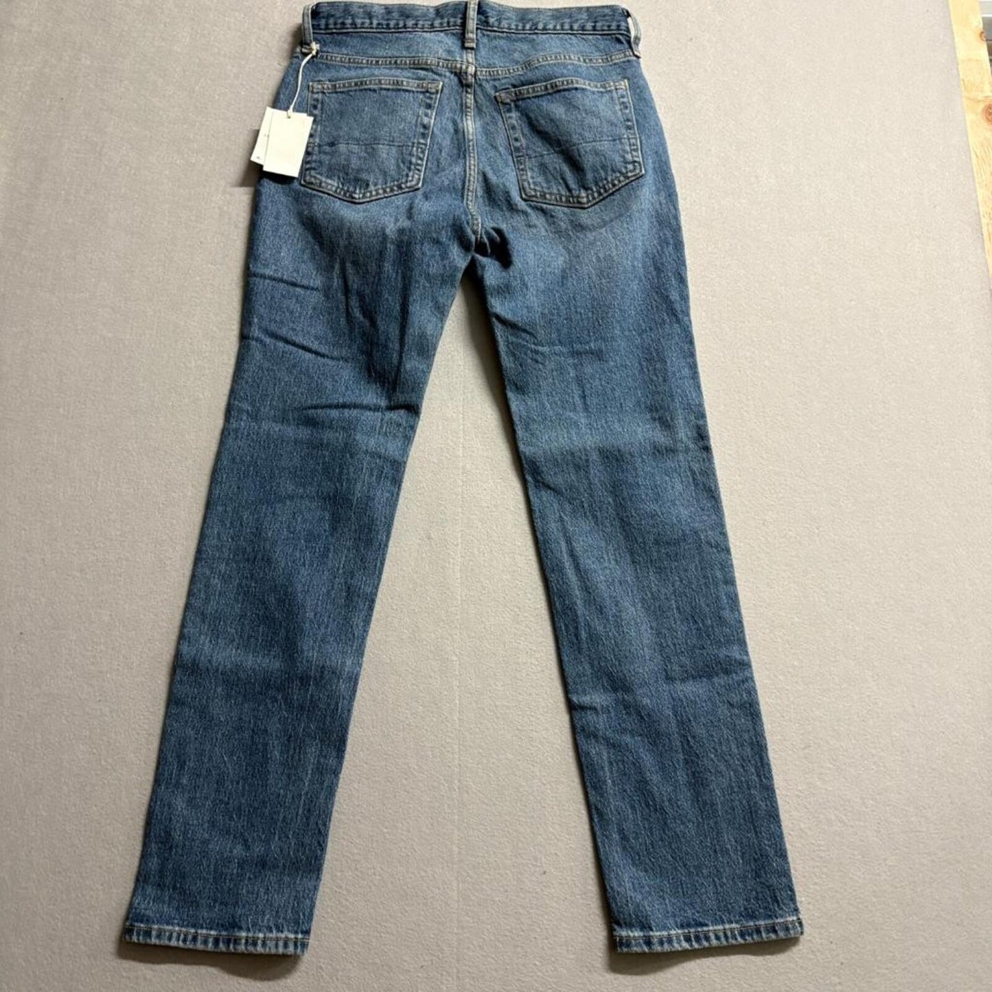 Free Assembly Slim Jeans Mens 29x30 Dark Wash Blue Denim Stretch New with Tags