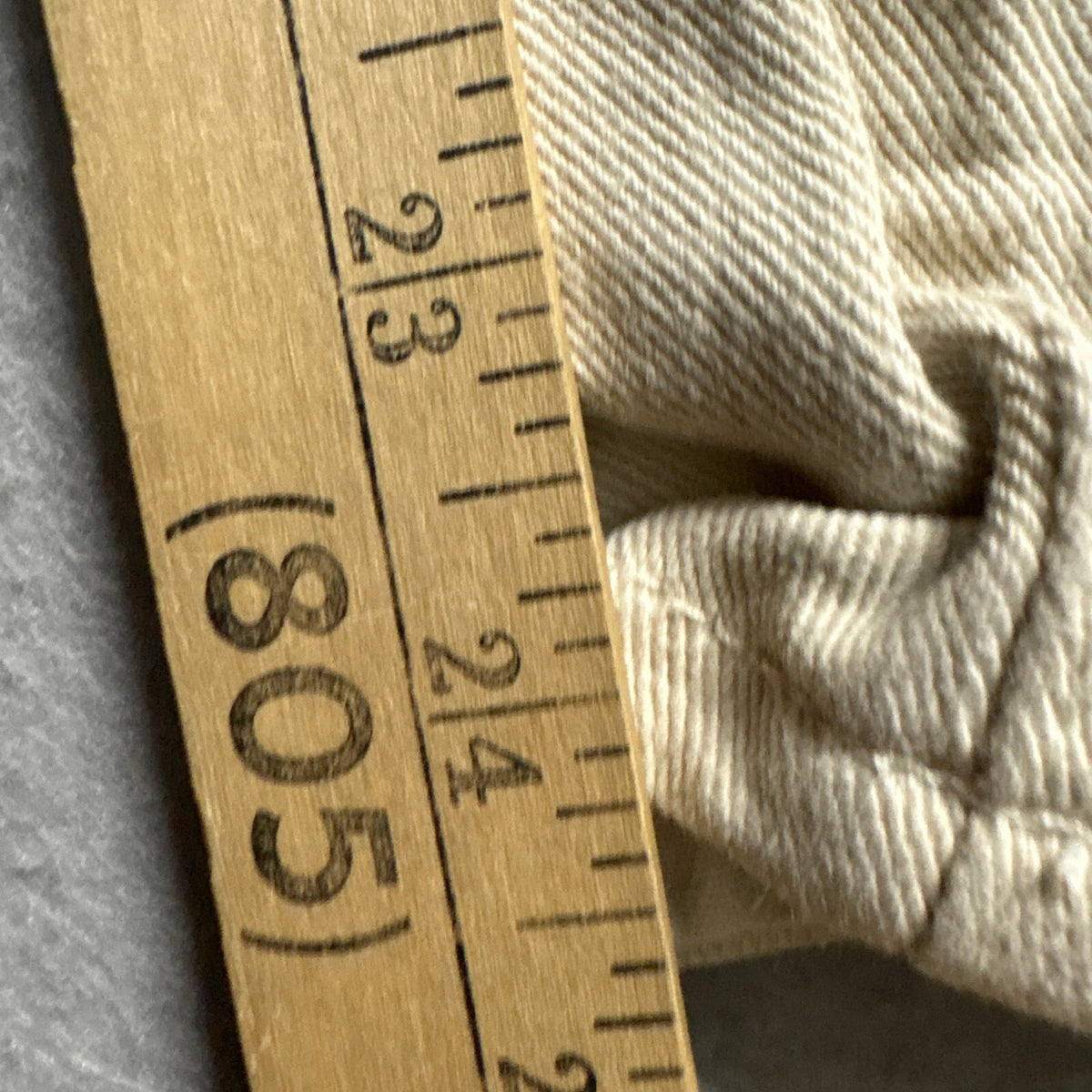 Cider Womens Wide Leg Jeans Beige Tan Denim High Rise Size XS 24 Inseam 23.5