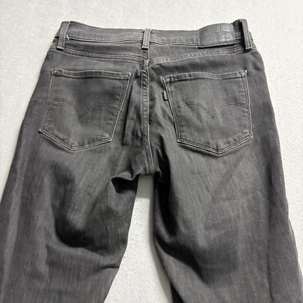 Levis 311 Shaping Skinny Jeans Womens 26 Gray Denim Stretch Mid Rise