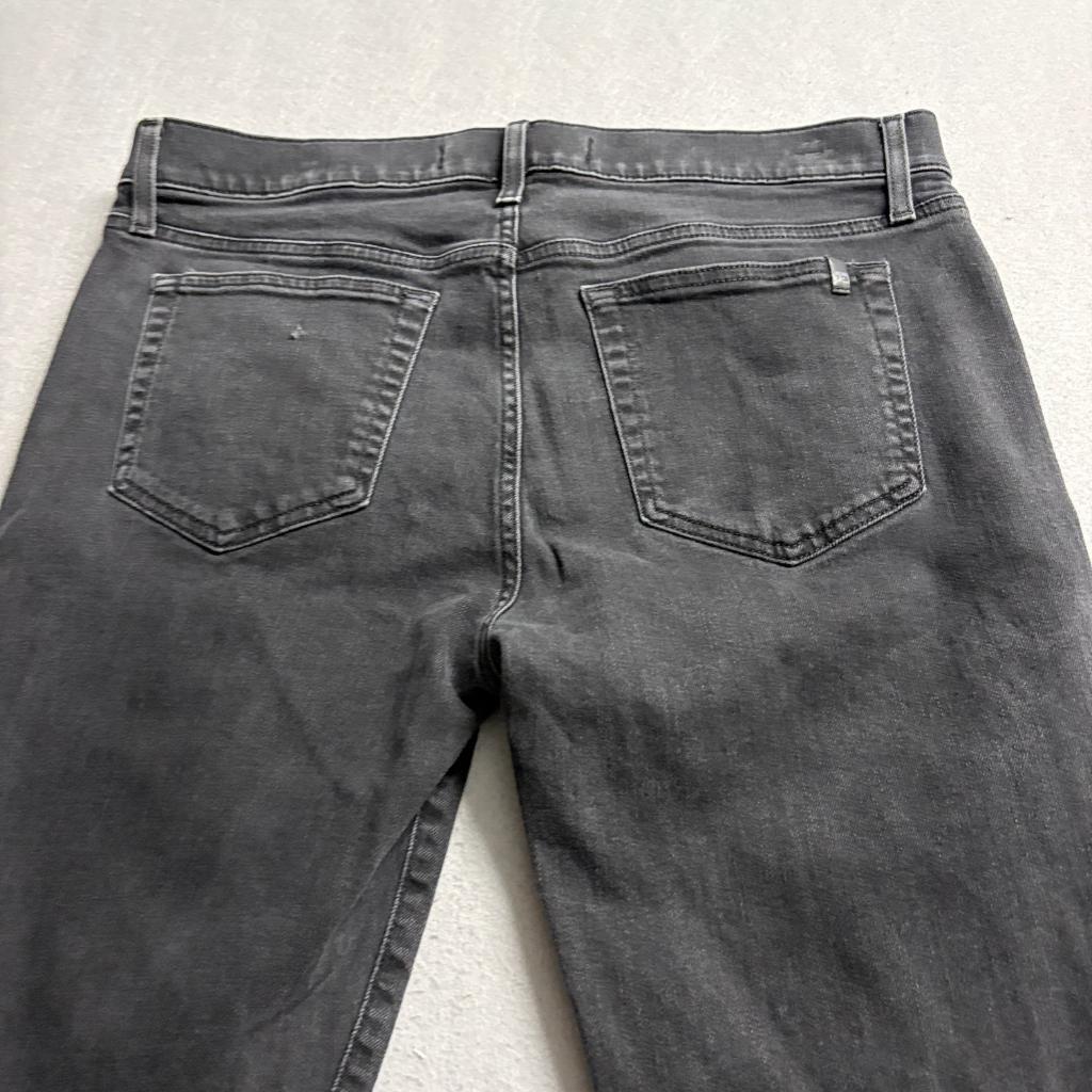 Joe's Jeans Mens 34 Black Denim Stretch Straight Leg Jeans