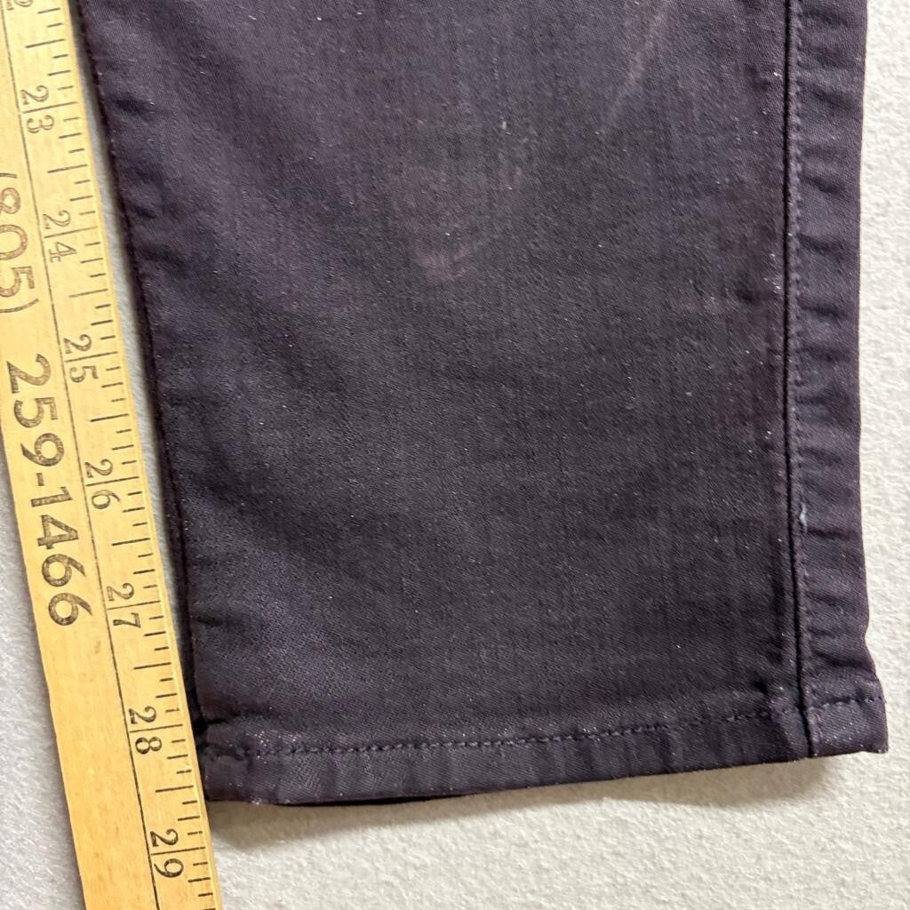 CJ by Cookie Johnson Joy Legging Jeans Womens 34 Dark Purple Plum Stretch Denim