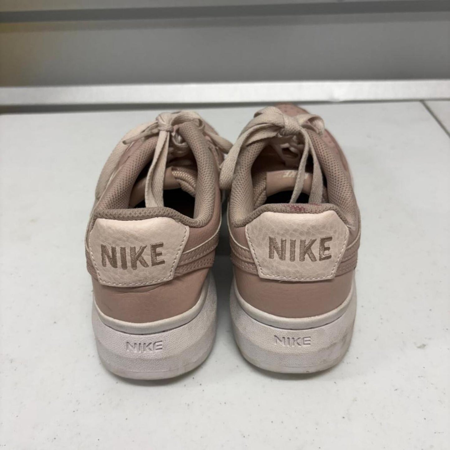 Nike Court Vision Alta LTR Pink Oxford Womens Size 10 Platform Sneakers