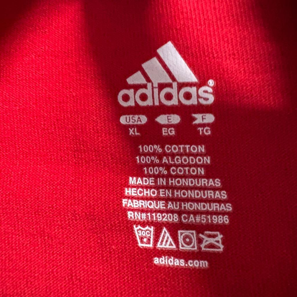 Los Angeles Clippers Adidas Long Sleeve Shirt Mens XL Red NBA Graphic Tee New