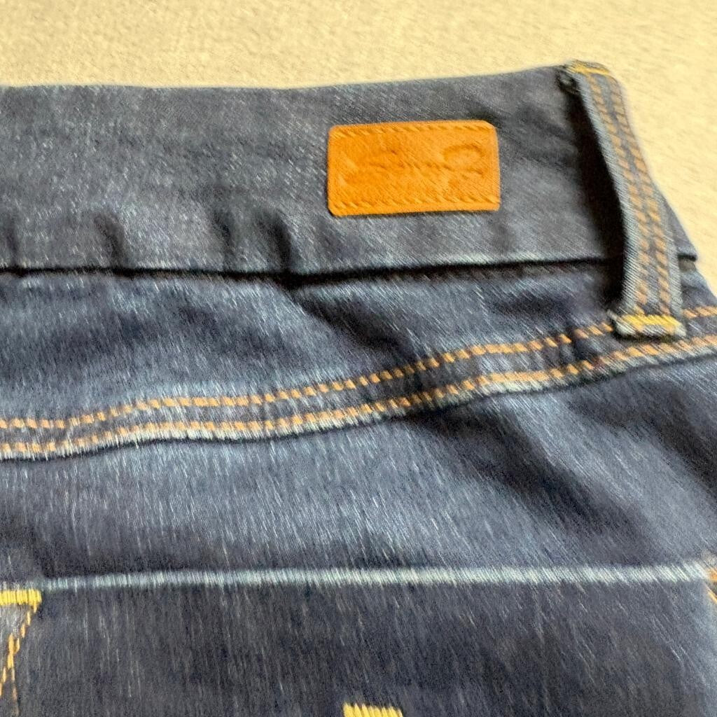 Seven7 Tummyless High Rise Slim Bootcut Jeans Womens Size 6 Dark Wash Stretch