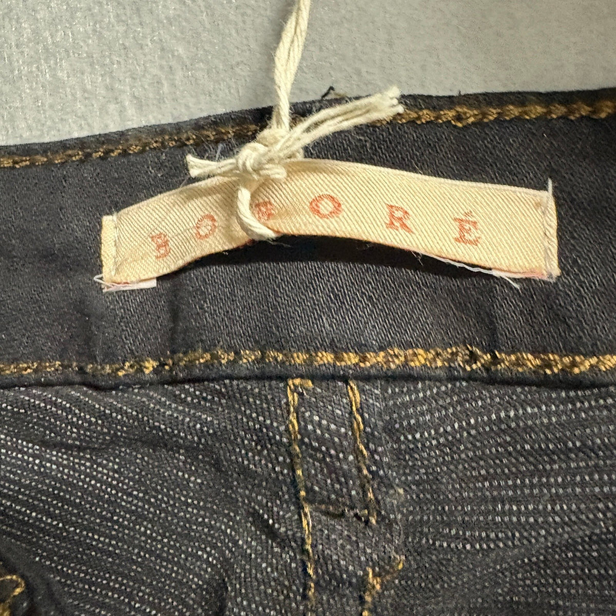 Bobore Flare Jeans Womens Size 25 Black Denim High Rise Bell Bottoms Stretch NWT