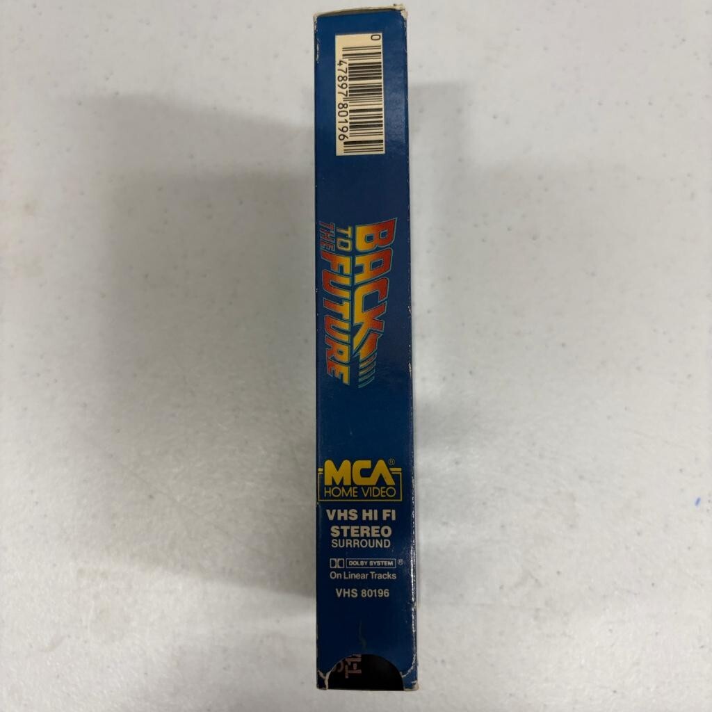 Back to the Future VHS 1986 MCA Home Video Michael J Fox Marty McFly 80196